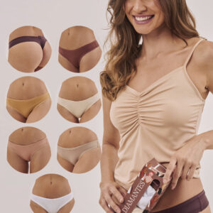 KIT 7 CALCINHAS BASIC FIO